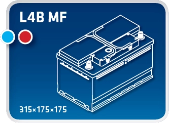 Стартерная аккумуляторная батарея magic +30 IPSA TM82P