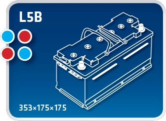 Стартерная аккумуляторная батарея magic +30 IPSA TM95P