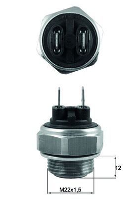 Термовыключатель вентилятор радиатора behr MAHLE/KNECHT TSW 63