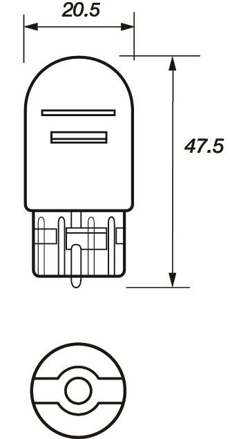 Лампа накаливания фонарь сигнала тормоза MOTAQUIP VBU380W