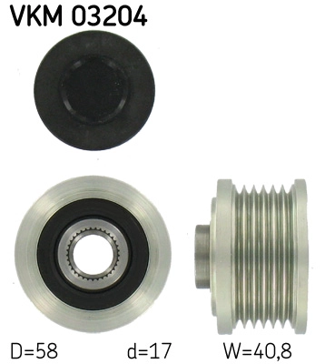 Механизм свободного хода генератора SKF VKM 03204