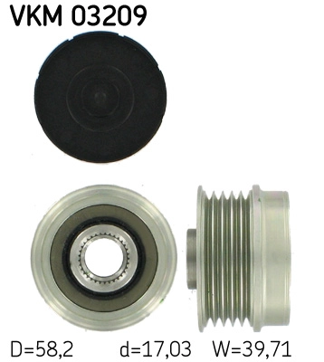 Механизм свободного хода генератора SKF VKM 03209