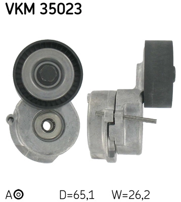 Натяжной ролик поликлиновой ремень SKF VKM 35023