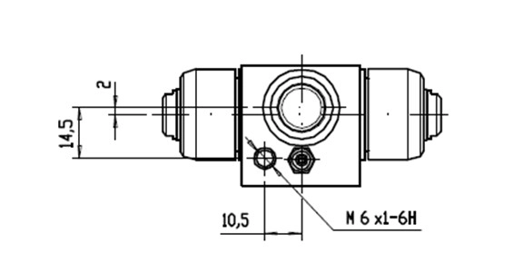 Колесный тормозной цилиндр MOTAQUIP VWC657