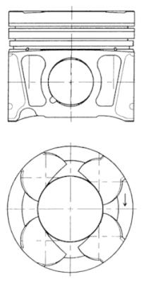 Поршень WILMINK GROUP WG1016760