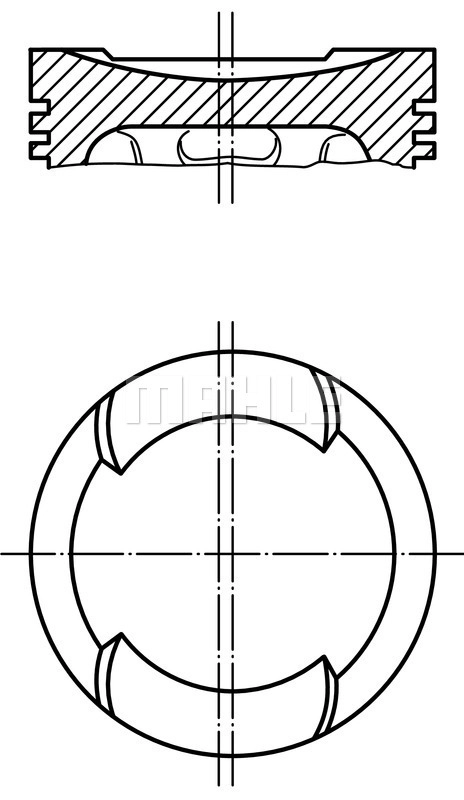 Поршень WILMINK GROUP WG1104470