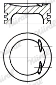 Поршень WILMINK GROUP WG1175297