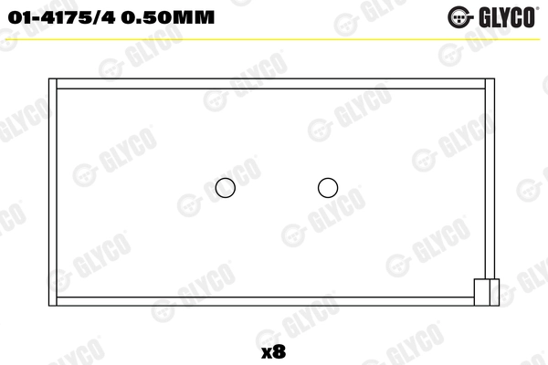 Комплект вкладышей WILMINK GROUP WG1184980