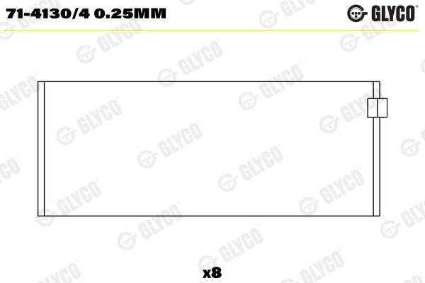 Комплект вкладышей WILMINK GROUP WG1185573