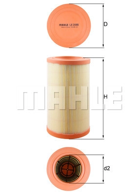 Воздушный фильтр WILMINK GROUP WG1216202