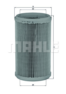 Воздушный фильтр WILMINK GROUP WG1216901