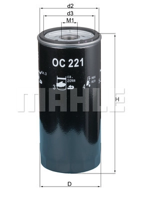 Масляный фильтр WILMINK GROUP WG1217063