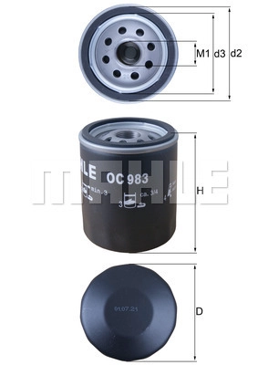 Масляный фильтр WILMINK GROUP WG1217252