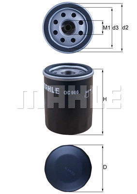 Масляный фильтр WILMINK GROUP WG1217253