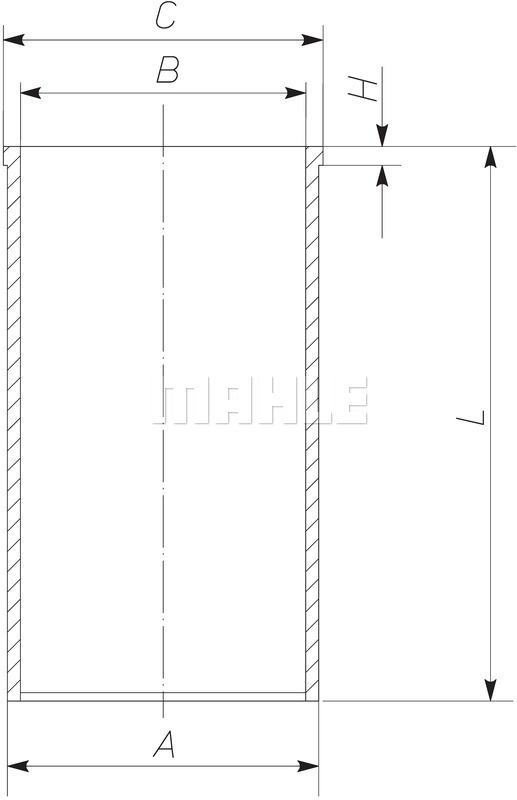 Гильза цилиндра WILMINK GROUP WG1787962