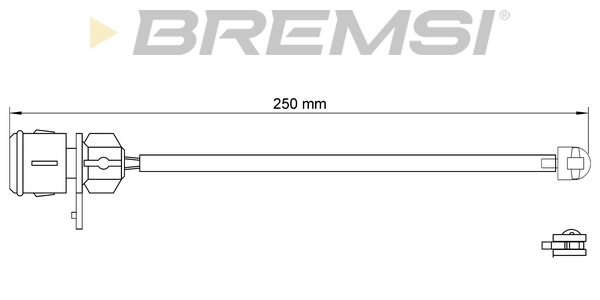 Сигнализатор износ тормозных колодок BREMSI WI0574