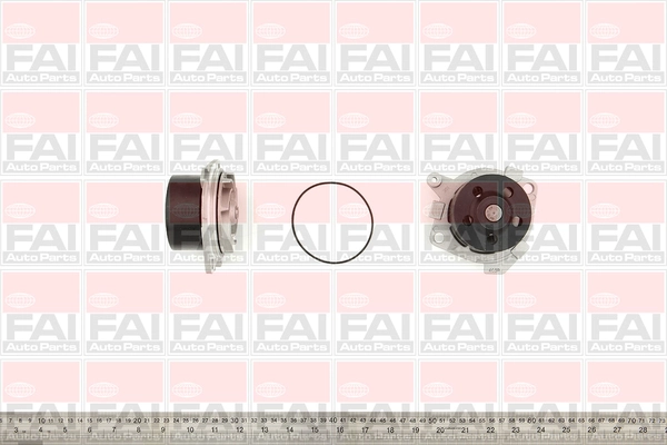 Водяной насос охлаждение двигателя FAI AUTOPARTS WP6098