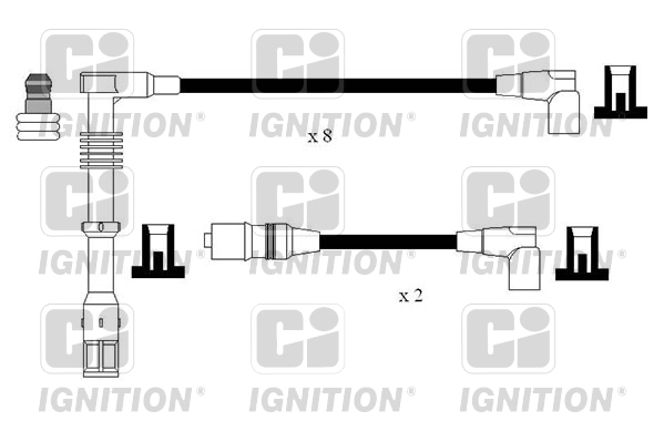 Комплект проводов зажигания ci QUINTON HAZELL XC1155