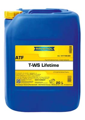 Трансмиссионное масло ravenol atf t-ws lifetime RAVENOL 1211106-020