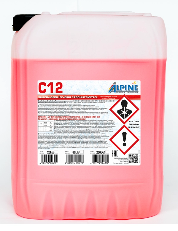 Антифриз c12 ALPINE 0101183