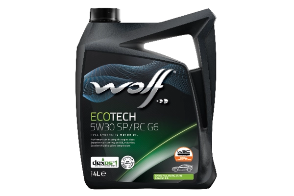 Моторное масло wolf ecotech 5w30 sp/rc g6 WOLF 1047292