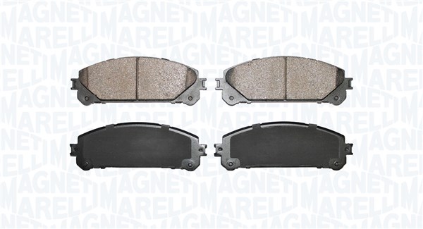 Комплект тормозных колодок дисковый тормоз MAGNETI MARELLI 363916060835