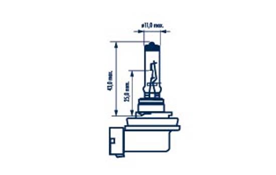 Лампа накаливания фара дальнего света range power 150 NARVA 481012100