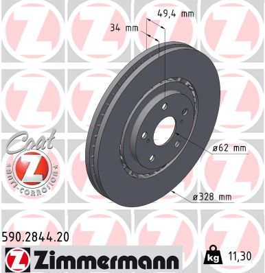 Тормозной диск coat z