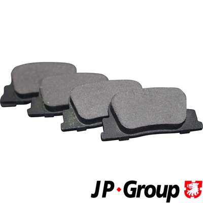 Комплект тормозных колодок дисковый тормоз jp group