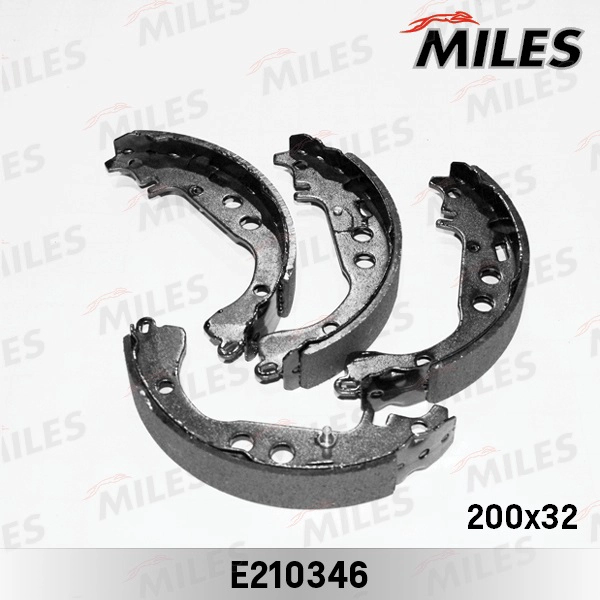 Комплект тормозных колодок MILES E210346