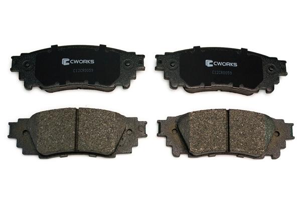 Комплект тормозных колодок дисковый тормоз CWORKS C12CR0059