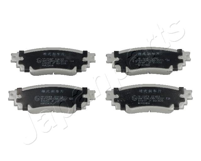 Комплект тормозных колодок дисковый тормоз JAPANPARTS PP-234AF