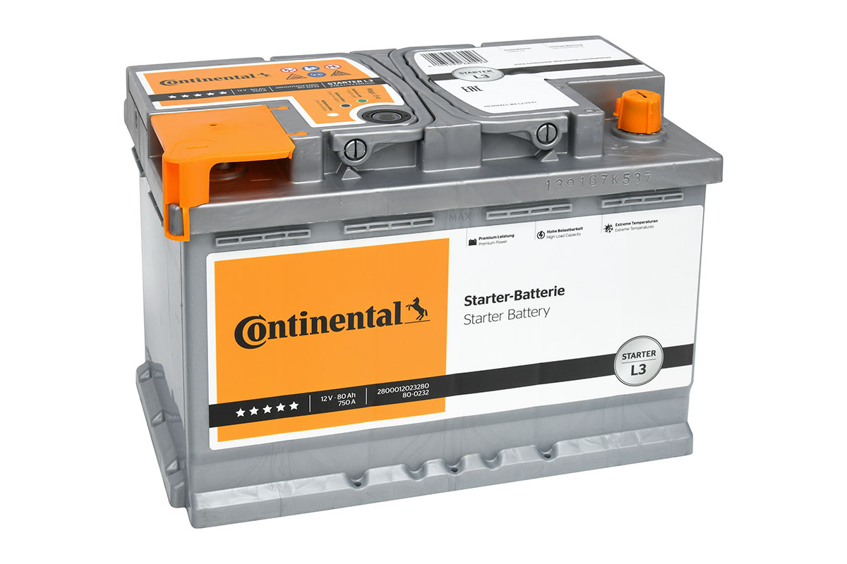 Стартерная аккумуляторная батарея CONTINENTAL 2800012023280