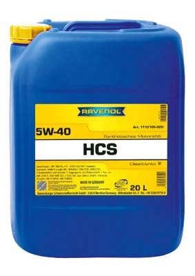 Моторное масло ravenol hcs sae 5w-40 RAVENOL 1112105-020-01-999