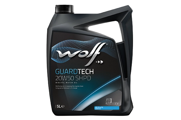 Моторное масло wolf guardtech 20w50 shpd WOLF 8301209