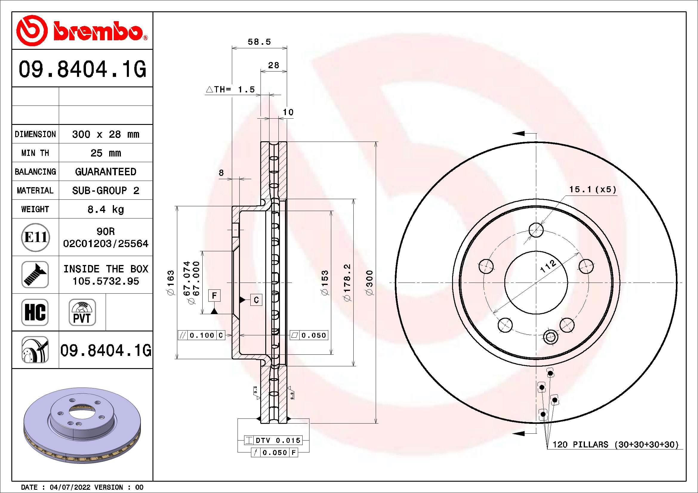 Комплект тормозов дисковый тормозной механизм beyond line - greenance BREMBO KT 10 029