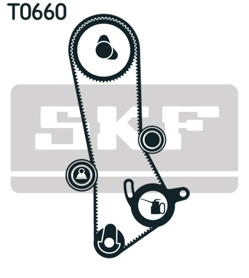 Комплект ремня грм SKF VKMA 91715