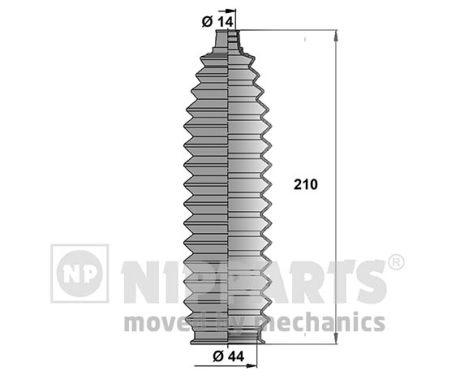 Комплект пыльника рулевое управление NIPPARTS J2842011
