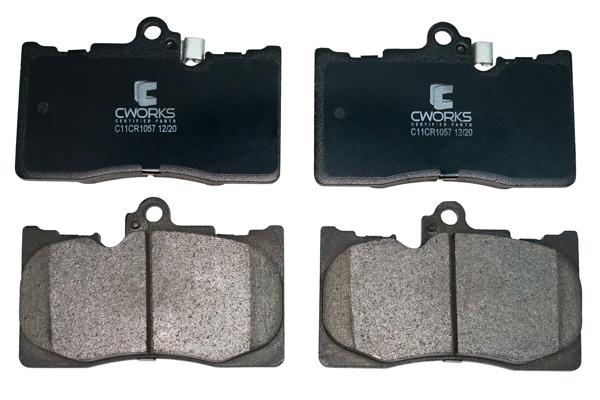 Комплект тормозных колодок дисковый тормоз CWORKS C11CR1057