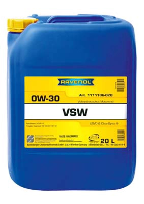 Моторное масло ravenol vsw sae 0w-30 RAVENOL 1111106-020-01-999