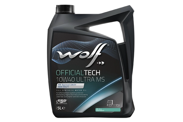 Моторное масло wolf officialtech 10w40 ultra ms WOLF 8307317