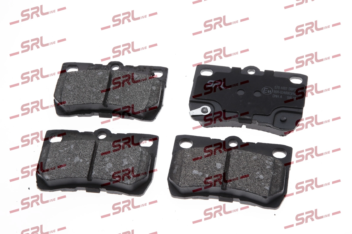 Комплект тормозных колодок дисковый тормоз SRLINE S70-1693
