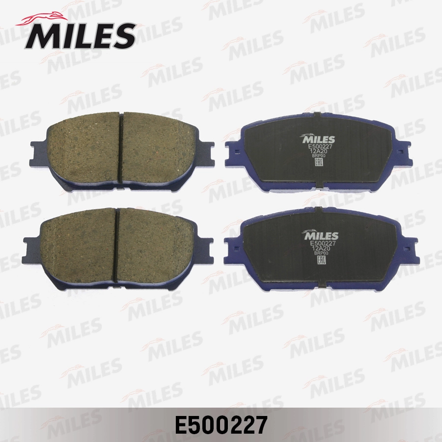 Комплект тормозных колодок дисковый тормоз MILES E500227