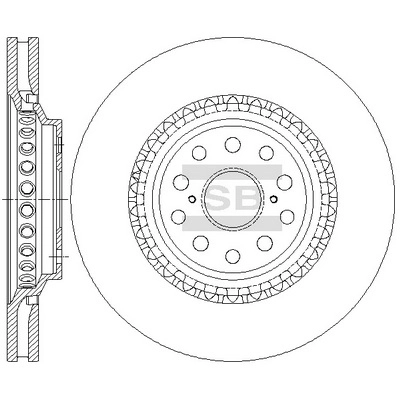Тормозной диск HI-Q SD4656