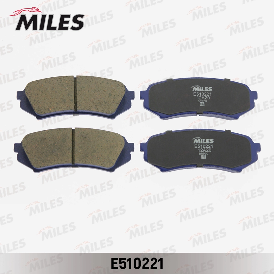 Комплект тормозных колодок дисковый тормоз MILES E510221
