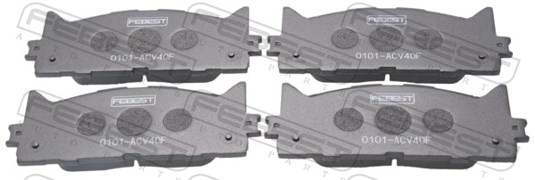 Комплект тормозных колодок дисковый тормоз FEBEST 0101-ACV40F