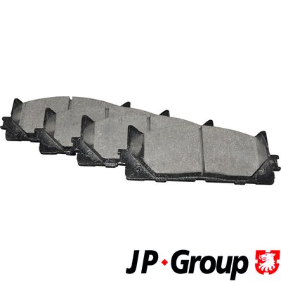 Комплект тормозных колодок дисковый тормоз jp group