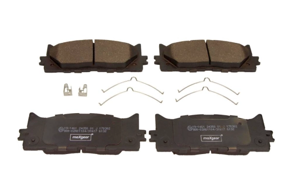 Комплект тормозных колодок дисковый тормоз MAXGEAR 19-1461