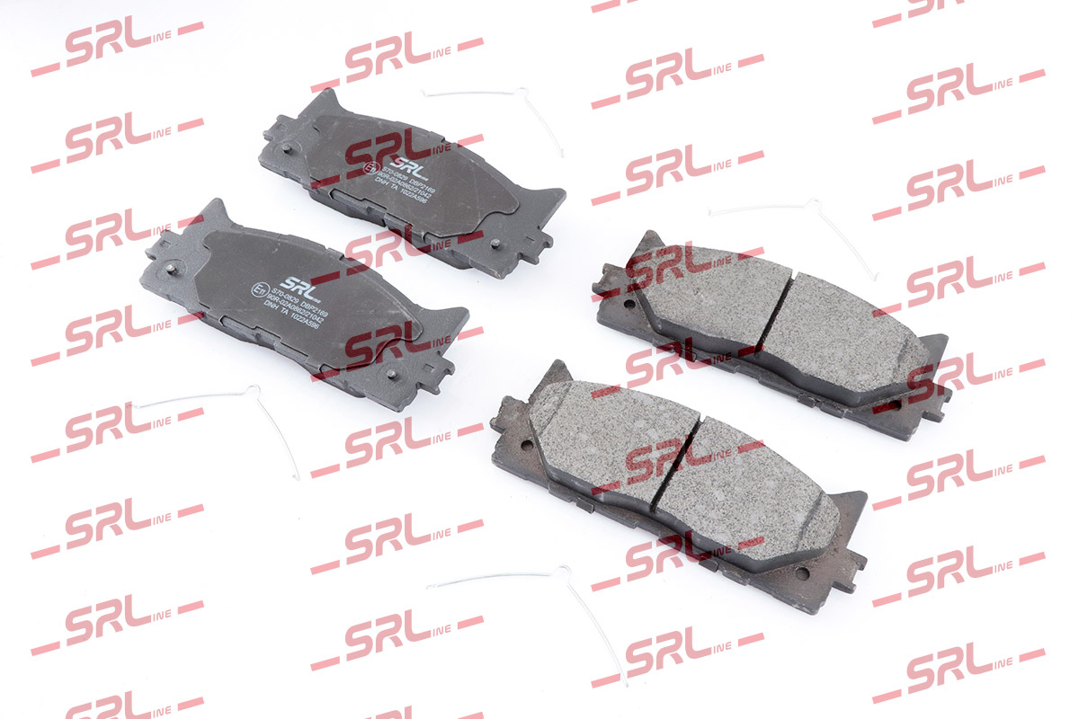 Комплект тормозных колодок дисковый тормоз SRLINE S70-0829