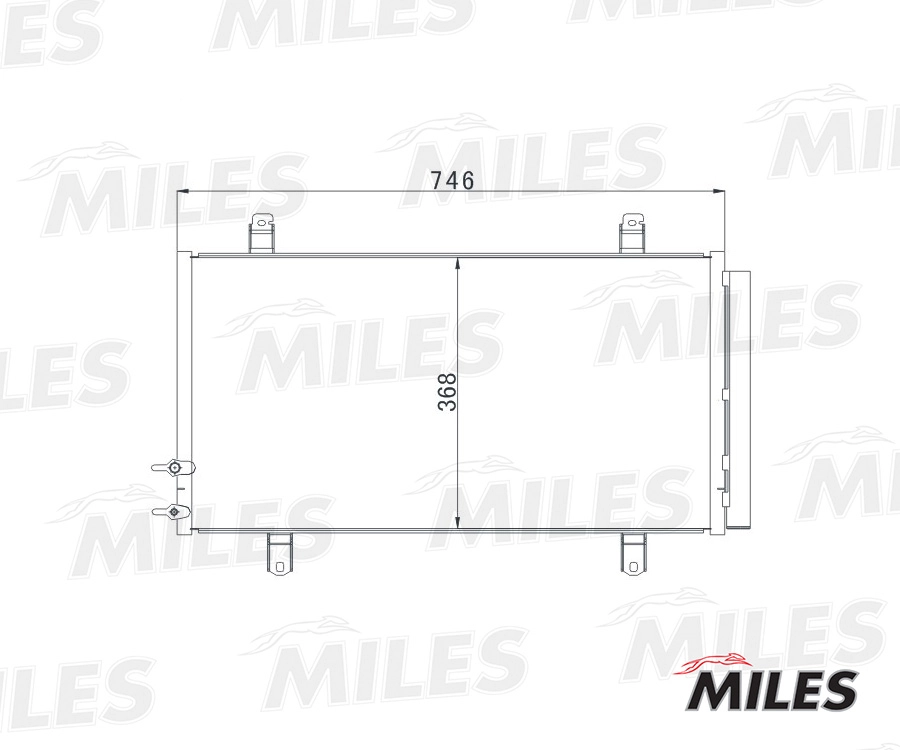 Конденсатор кондиционер MILES ACCB051